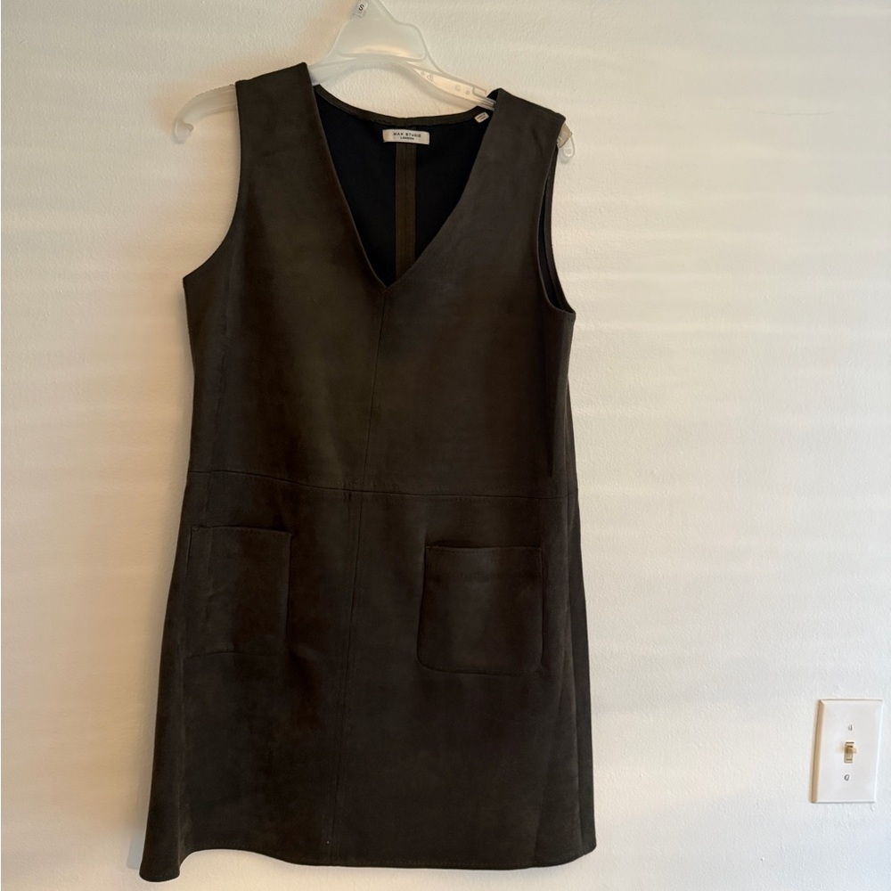 Faux Suede Sleeveless Minidress